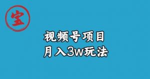 宝哥视频号无货源带货视频月入3w，详细复盘拆解-鱼梓小栈