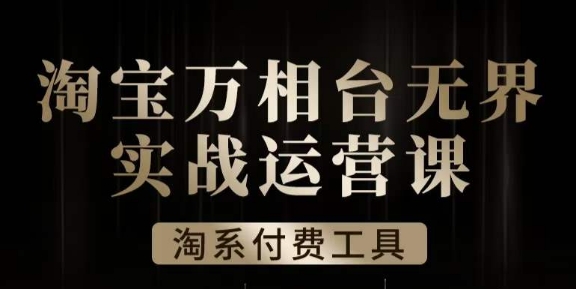沧海·淘系万相台无界实战运营课，万相台无界实操全案例解析-鱼梓小栈