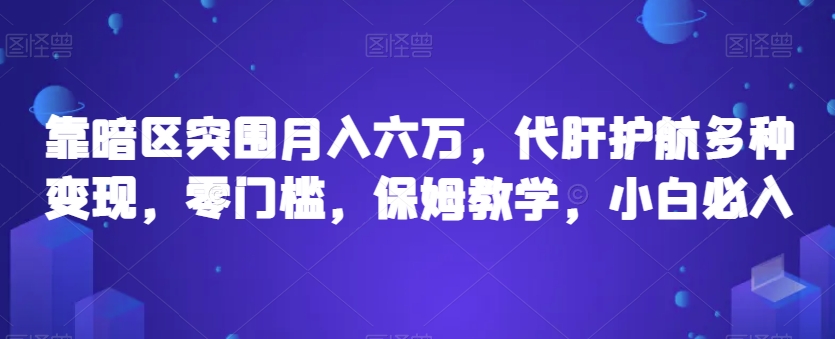 靠暗区突围月入六万，代肝护航多种变现，零门槛，保姆教学，小白必入【揭秘】-鱼梓小栈