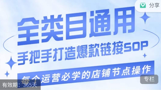 单品爆款打造实操运营，单品爆款从“0”-“1”手把手演练运营步骤-鱼梓小栈