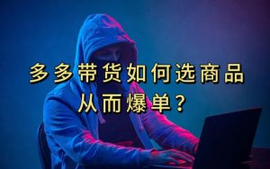 多多视频带货选什么商品链接才能爆单，10分钟教会你，爆单不是浮云【揭秘】-鱼梓小栈