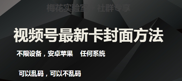 梅花实验室社群最新卡封面玩法3.0，不限设备，安卓苹果任何系统-鱼梓小栈