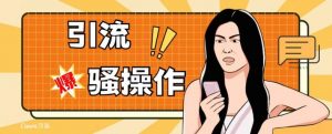最新引流骚操作，单账号日引50-100，简单粗暴，适合于小白各行各业都可以进行操作，精准粉丝加到爆-鱼梓小栈