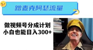 蹭麦克阿瑟热点,做视频号分成计划,小白三分钟一条日入300+【揭秘】-鱼梓小栈