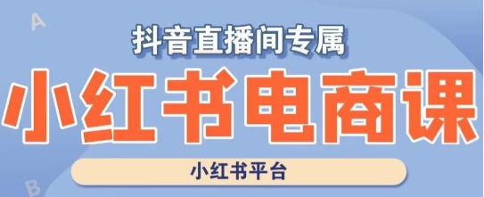 小红书电商高级运营课程，实操教学+案例分析-鱼梓小栈