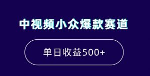 中视频小众爆款赛道，7天涨粉5万+，小白也能无脑操作，轻松月入上万【揭秘】-鱼梓小栈