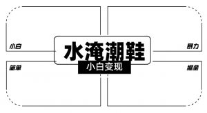 2024全新冷门水淹潮鞋无人直播玩法，小白也能轻松上手，打爆私域流量，轻松实现变现【揭秘】-鱼梓小栈