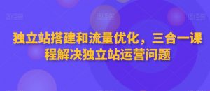 独立站搭建和流量优化，三合一课程解决独立站运营问题-鱼梓小栈