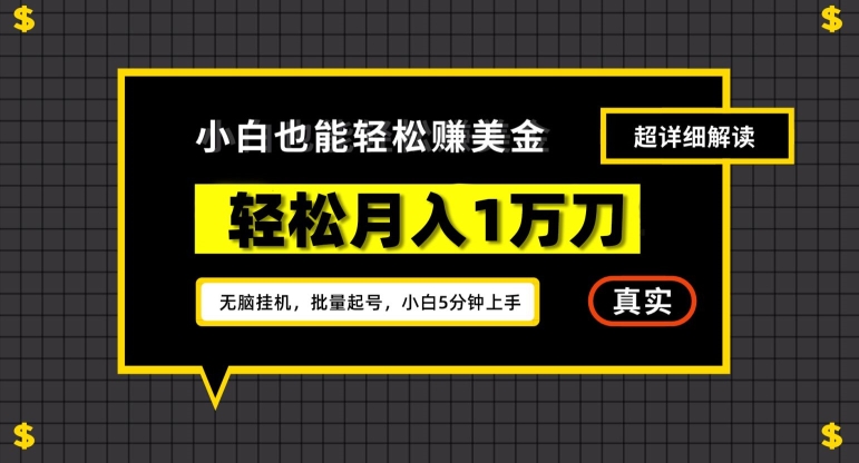 谷歌看广告撸美金2.0，无脑挂机，多号操作，月入1万刀【揭秘】-鱼梓小栈