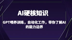 AI硬核知识-GPT喂养训练，自动化工作，带你了解AI的能力边界（10节课）-鱼梓小栈
