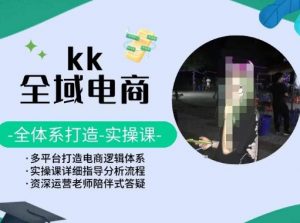 KK全域电商，全体系打造实操课，多平台打造电商逻辑体系-鱼梓小栈