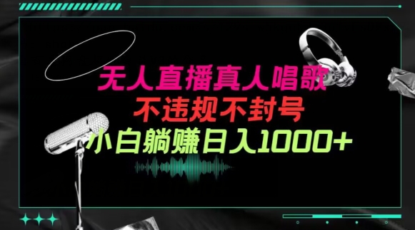 抖音24小时无人直播音乐，不违规，不封号纯撸音浪，小白实操当天日入1000+【揭秘】-鱼梓小栈