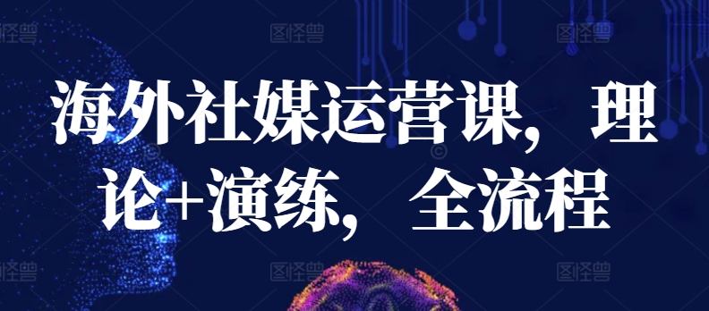 海外社媒运营课，理论+演练，全流程-鱼梓小栈