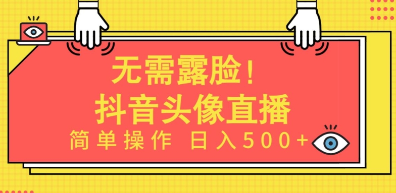 无需露脸，Ai头像直播项目，简单操作日入500+【揭秘】-鱼梓小栈