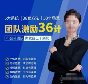 黄景:团队激励36计-Get职场竞争力,进阶管理高手-鱼梓小栈