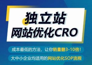 独立站网站优化CRO,成本最低的方法,让你销量翻3-10倍-鱼梓小栈