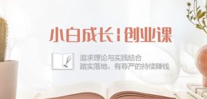 小白成长创业课：追求理论与实践结合，踏实落地，有尊严的持续赚钱-42节-鱼梓小栈