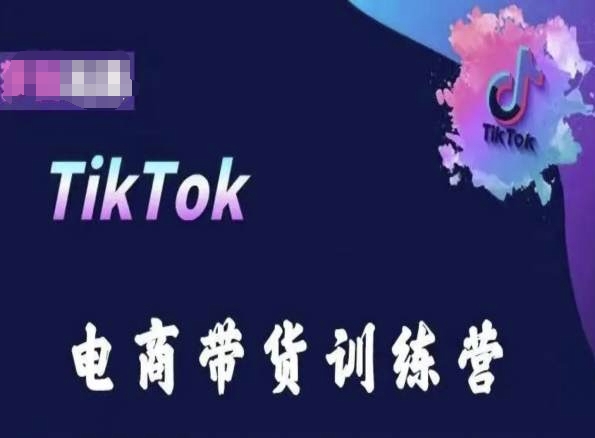 TikTok电商带货训练营，跟随时代潮流，跨境掘金-鱼梓小栈