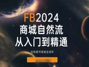 2024Faceboo商城自然流(从入门到精通)，玩转脸书商城全闭环-鱼梓小栈