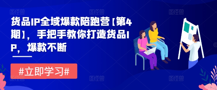 货品IP全域爆款陪跑营【第4期】，手把手教你打造货品IP，爆款不断-鱼梓小栈