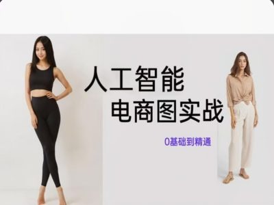 人工智能SD电商图实战，ai绘图0基础到精通-鱼梓小栈