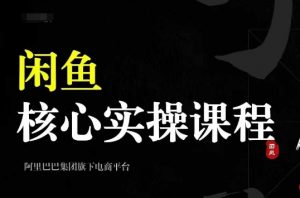 2024闲鱼核心实操课程，从养号、选品、发布、销售，教你做一个出单的闲鱼号-鱼梓小栈
