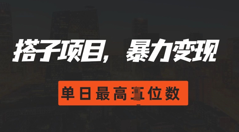 2024搭子玩法，0门槛，暴力变现，单日最高破四位数【揭秘】-鱼梓小栈
