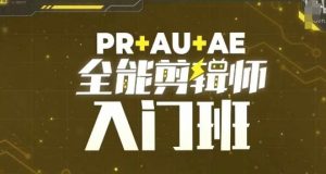 PR+AU+AE全能剪辑师入门班，剪辑入门必学课程-鱼梓小栈