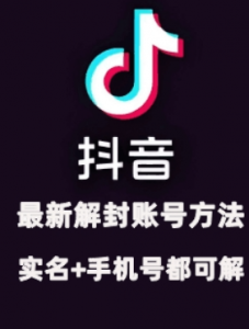 2024年11月抖音最新解封账号方法+解实名 自己真实实操已解2个号-鱼梓小栈