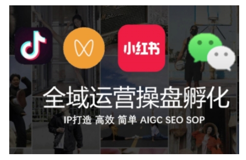 全域运营操盘(抖音+私域+小红书)，IP打造高效简单-鱼梓小栈