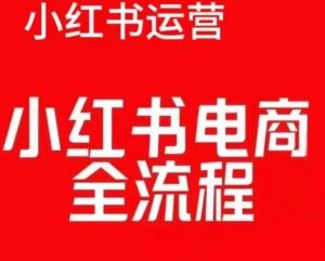 红薯电商实操课，小红书电商全流程-鱼梓小栈