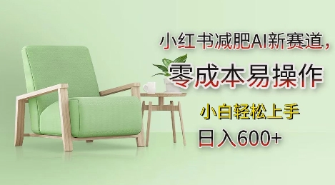 小红书减肥AI新赛道，零成本易操作，日入多张，小白轻松上手【揭秘】-鱼梓小栈