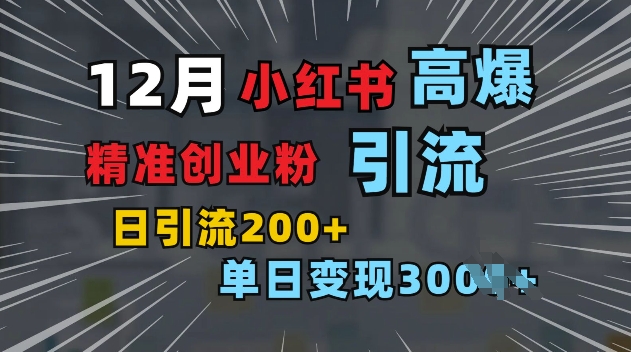 小红书一张图片“引爆”创业粉，单日+200+精准创业粉 可筛选付费意识创业粉【揭秘】-鱼梓小栈