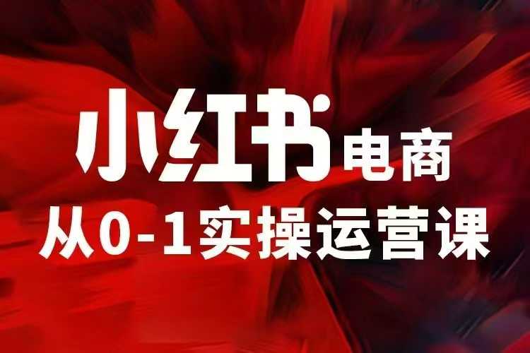 小红书电商运营，97节小红书vip内部课，带你实现小红书赚钱-鱼梓小栈