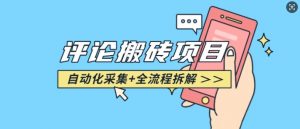 悟空采集评论搬砖_评论搬砖+自动采集【完整攻略】-鱼梓小栈