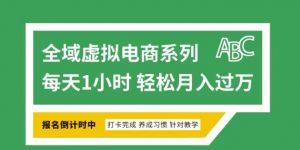 全域虚拟电商变现系列，通过平台出售虚拟电商产品从而获利-鱼梓小栈