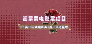 电影票无门槛券推广_0.1亓买10亓无门槛+渠道入口(v1.0版教程)-鱼梓小栈