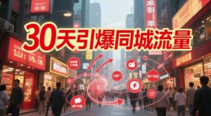 30天引爆同城流量：团购篇 认知篇 流量篇 来客篇 达人篇 老板人设IP篇 投流篇-鱼梓小栈