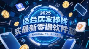 适合居家挣钱2025最新零撸软件，实测单日收入4张，多劳多得 一部手机即可操作【揭秘】-鱼梓小栈